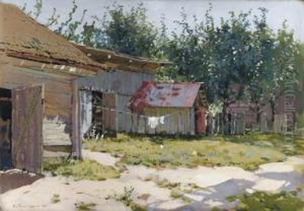 A Backyard In Summer - view 1