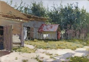 A Backyard In Summer