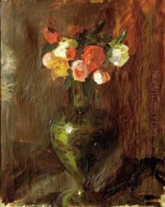 Roze W Wazonie by Gustaw Gwozdecki