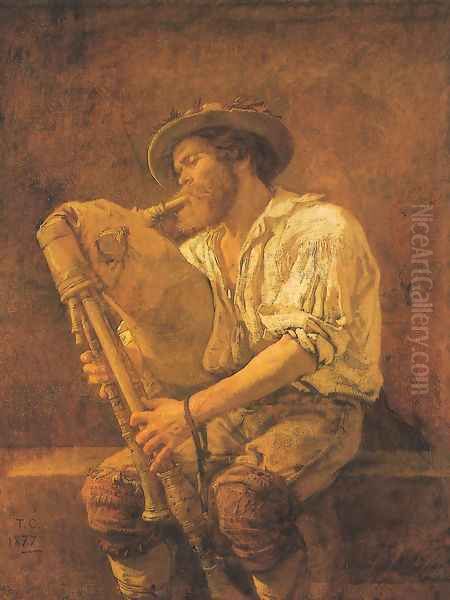 La Joueur de Cormeuse (The Player of Cormeuse) (or Pifferaro) - view 1
