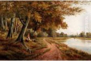 On The Severn, Worcester by Albert E. Gyngell