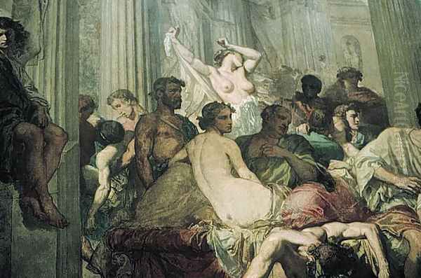 The Romans of the Decadence (detail 5) - view 1