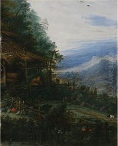 Landscape With Vegetable Garden