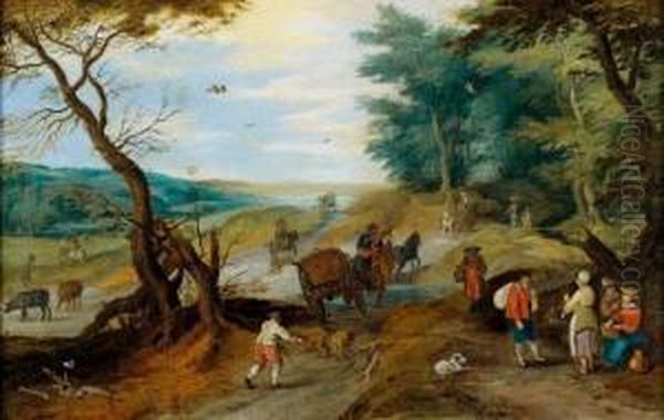 Paysage Aux Promeneurs - view 1