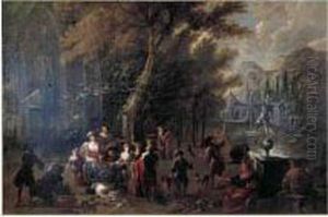 Ecole Flamande Du Xviie Siecle by Pieter Gysels