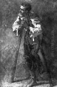 Study of a Lame Man by Thomas Couture