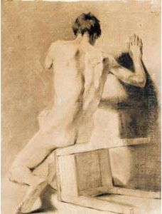 Life Drawing Of A Male Nude