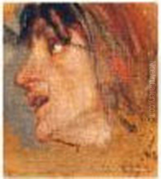 Woman In Profile - view 1