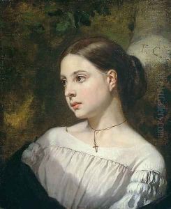 Portrait of a Girl by Thomas Couture