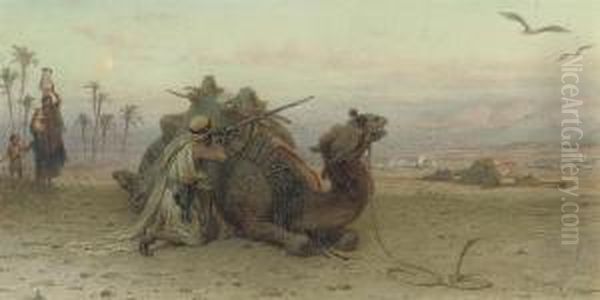 An Arab Defending His Family - view 1