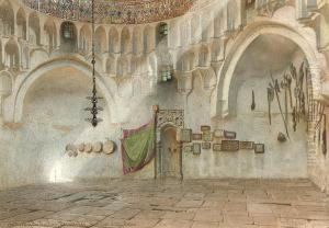 The Mosque Of The 'howling Dervishes' Near Kasr El Aini, Cairo by Carl Haag