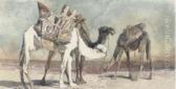 Camels At Damascus - view 1