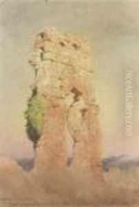 Aqua Claudia (#) Campagna Romana by Carl Haag