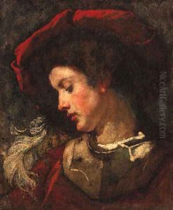 Head of a Boy by Thomas Couture