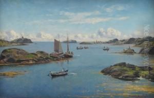 Sildefiske 1905 by Lars Laurits Larsen Haaland