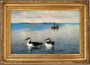 Lomvijakt 1904 by Lars Laurits Larsen Haaland