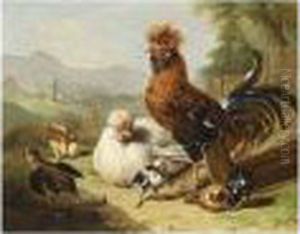 The Rooster's Family by Adriana-Johanna Haanen