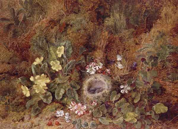 Still Life with Bird's Nest and Wild Flowers - view 1