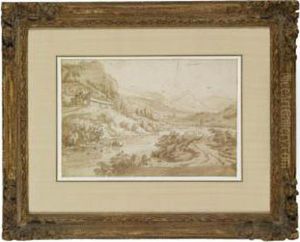 An Alpine River Landscape
