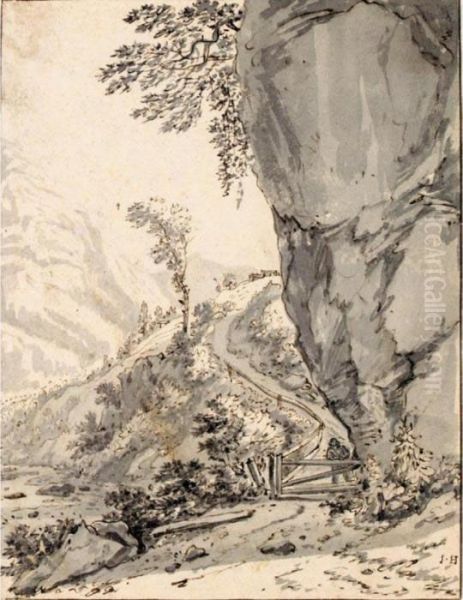 View Of An Alpine Valley (glarus) - view 1