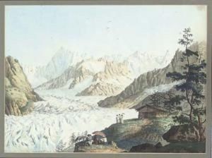 Vue De La Mer De Glace Et De L'hopital De Blain Vue De La Mer De Glace Et De L'hopital De Blain