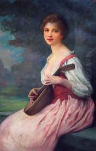 La mandoline (The Mandolin) by Lenoir Charles Amable