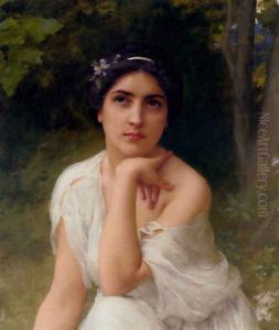 Pensive by Lenoir Charles Amable