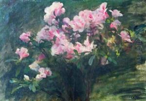 Azalées Étude (Study of Azaleas) by Lenoir Charles Amable