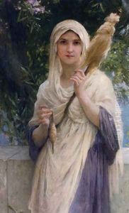 The Spinner by the Sea by Lenoir Charles Amable