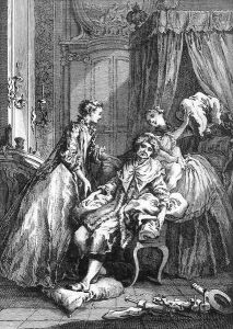 La Malade imaginaire 1734 by Laurent Cars