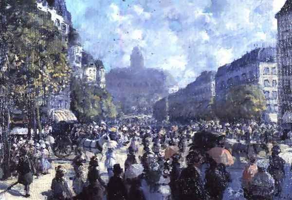 A Continental Street Scene - view 1