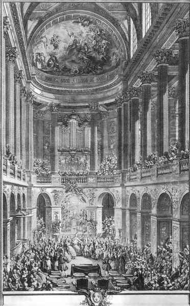 The Dauphin's Wedding Ceremony 1745 - view 1