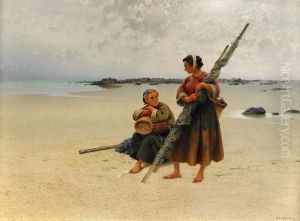Ostronplockerskor I Bretagne Ostronplockerskor I Bretagne