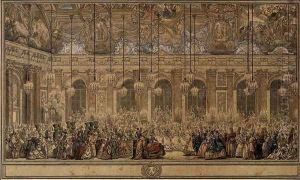 The Masked Ball Given by the King 1745 by Charles-Nicolas II Cochin