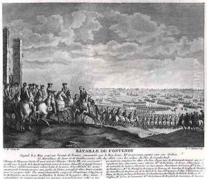 The Battle of Fontenoy, 11th May 1745, 1828 by Charles-Nicolas II Cochin