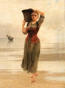 The Fisherman's Daughter by August Wilhelm Nikolaus Hagborg