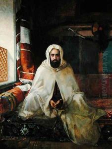 Portrait of Abd el-Kader (c.1807-83) c.1864-66
