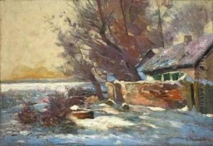 Winterlandschaft by Karl Hagemeister