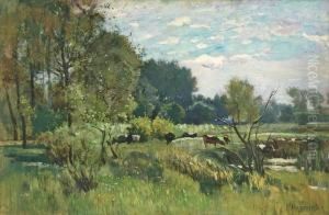"an Der Havel" by Karl Hagemeister