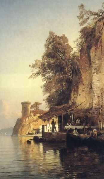 Italian Fisherfold By the Sea, Southern Italy - view 1