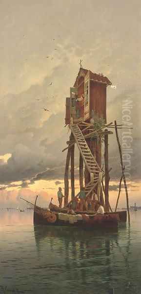 A visit to a shrine on the Venetian Lagoon - view 1