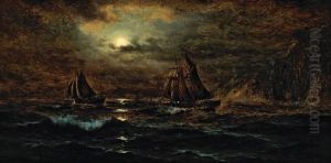 The Capture Of The Smuggler Cornwall by Nels Hagerup