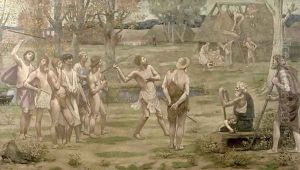 Ludus Pro Patria, 1883 by Pierre Cecile Puvis de Chevannes