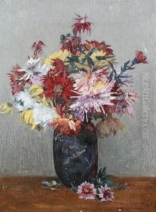 A Vase Of Carnations by Joshua Anderson Hague