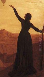 The Balloon by Pierre Cecile Puvis de Chevannes