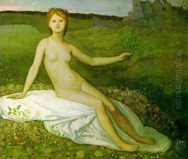 Hope 1872 by Pierre Cecile Puvis de Chevannes