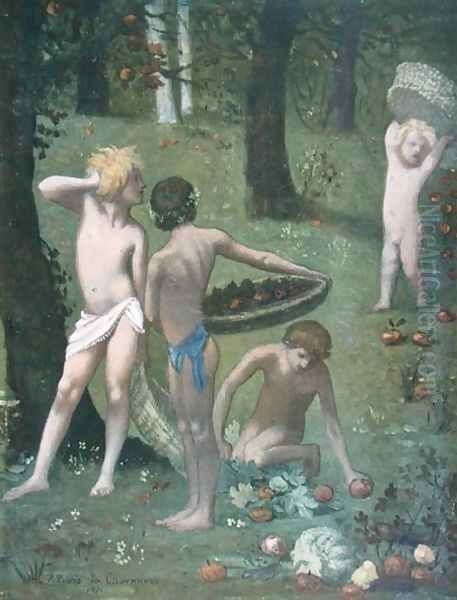 Detail from 'Autumn', 1871 - view 1
