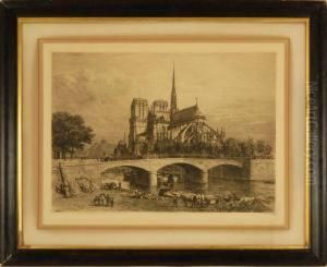 Swedish, -
Notre Dame, Paris by Axel Herman Haig