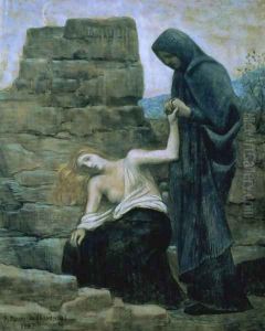 Pity, 1887 by Pierre Cecile Puvis de Chevannes