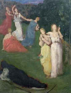 Death and the Maidens by Pierre Cecile Puvis de Chevannes